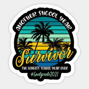 2021 The Longest School Year Ever 5ND GRADE 2021 Sticker